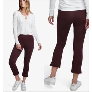 American Giant No BS Kick Flare Pant Red Size 8 Burgandy Casual Cropped